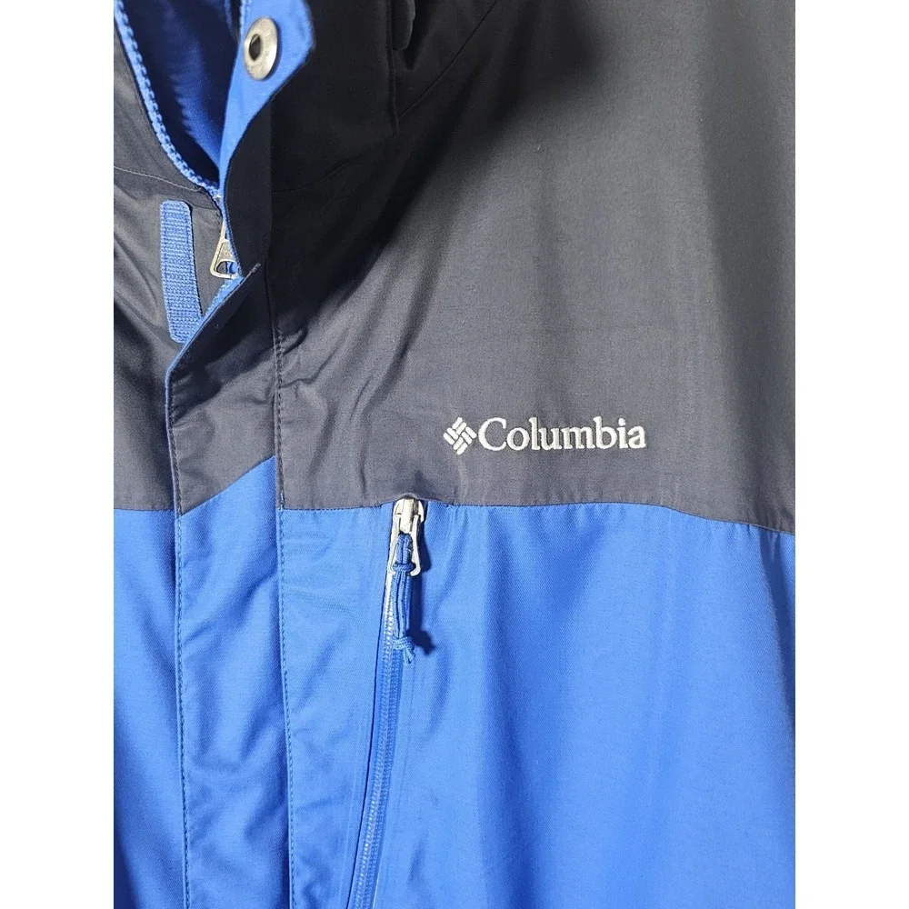 Columbia Whirlibird Omni-Tech Vented Hooded Interchange Jacket Blue Size 3X